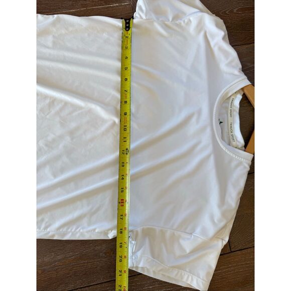 Tuckernuck White Short Sleeve Sport Performance Tee Size Small - Picture 6 of 8